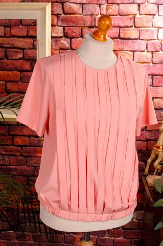 Vintage bluse falten plissee - vintage,