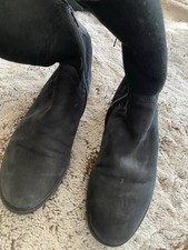 Gabor Stiefel Leder Lammfell 39 schwarz 