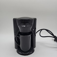 Clatronic® 1-Tassen-Kaffeeautomat | Kaffeemaschine für Singles | Filterkaffeemas