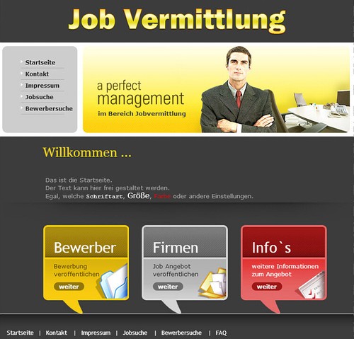 Job vermittlung php script - job,