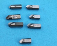 7x HSS Drehstahl Schneideinsätze Drehlinge Dreheinsätze  Ø8 HSS