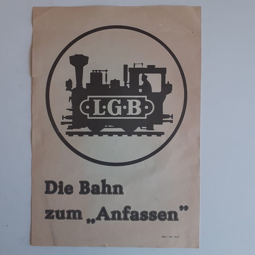 Lgb preisliste von 1986 - preisliste,