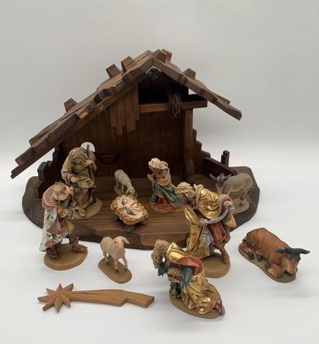 Krippenfiguren holz geschnitzt - holz,