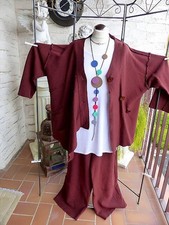 3315  Xadoo Anzug 100 Schurwolle, Größe: L Rostbraun Hier Teil 1