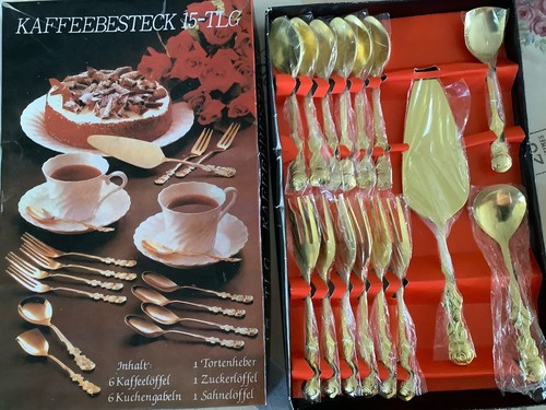Kaffeebesteck teilig neu - kaffeebesteck,