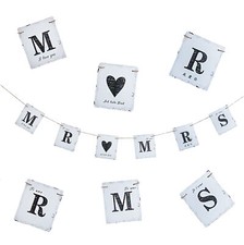 Mrs hochzeit girlande - &,