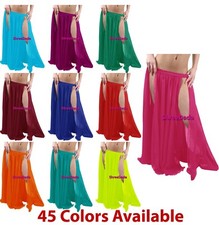 2 Layer 2 Front Slit Skirt