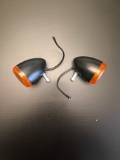 Harley Davidson Dyna Softail Road King Blinker Schwarz Matt