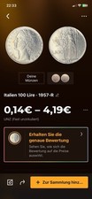 Münze Italien 100 Lire 1957-R