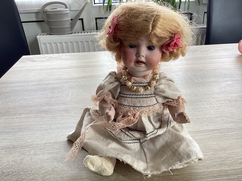 Antike porzelankopfpuppe - antike, pm