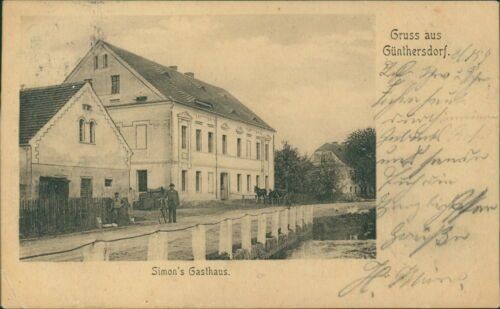 Ansichtskarte günthersdorf - ansichtskarte,