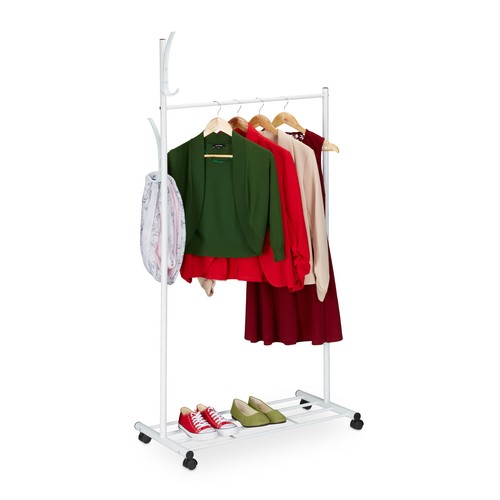 Garderobe mit rollen - , mobiler