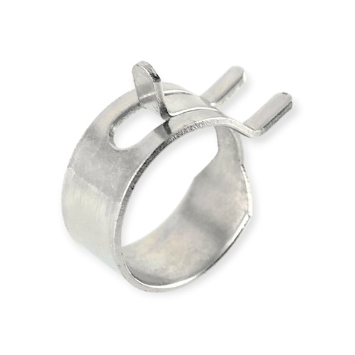 Federbandschelle 8mm breit - , /