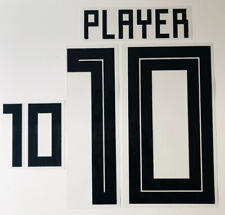 Set Flock Nameset schwarz