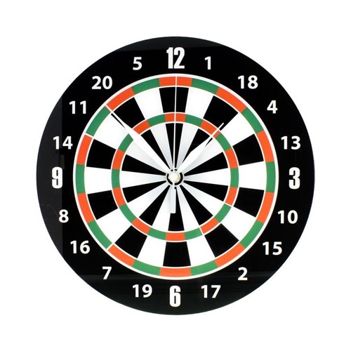 Dart glas wanduhr küchenuhr - glas,