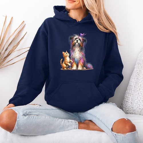 Zotteliger hund regenbogenfell - zotteliger,