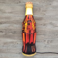 Coca-Cola Leuchtreklame Flasche / Werbe Lampe / Reklame Sammler