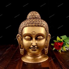 Lord Buddha Kopf Messing Idol