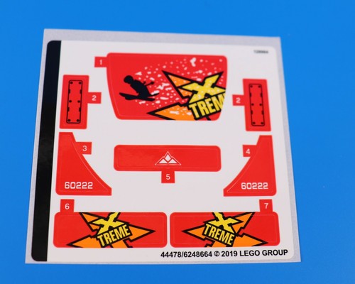 Lego sticker aus set 60222 - sticker,