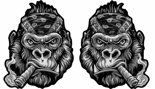 Gorilla aufkeber vintage - aufkeber,