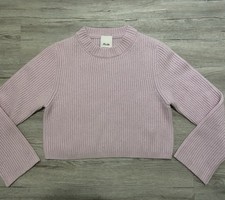 ALLUDE, Kaschmir Oversize Pullover, "Cropped Optik", 10/12-fädig, Gr. S, 36, 38