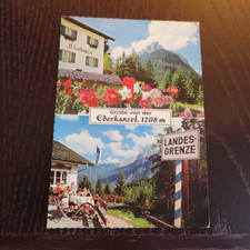 alte AK Landesgrenze, Ederkanzel, Mittenwald, Tiroler Grenze, Garmisch Patenkirc