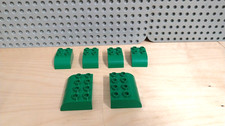 LEGO Duplo 8 x Dachsteine 2302 grün halbrund Markisensteine