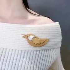 DIY-Handwerk Holz brosche Holz