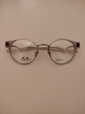 OAKLEY Round Titanium Augenbrille DEADBOLT OX 5141-0350 Matte Silver Frames