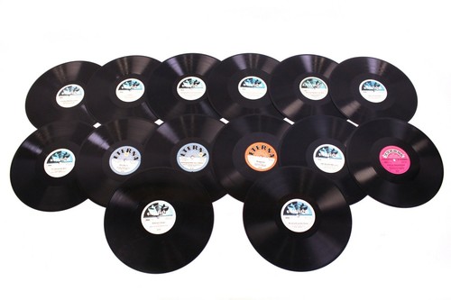 Schellackplatten - 14, 10"