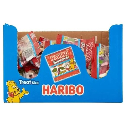 Box mit 100 - haribo, supermix