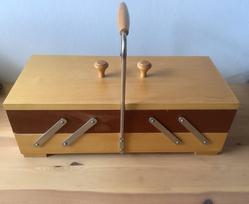 Vintage ddr nähkasten - ddr,