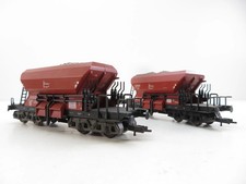 (PAP118) Fleischmann H0 DC Selbstentladewagen-Set der DB, ohne VP