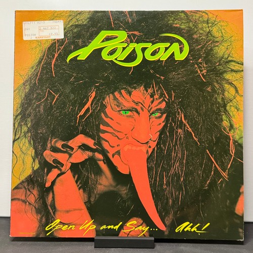 Vinyl poison schallplatte open - poison,