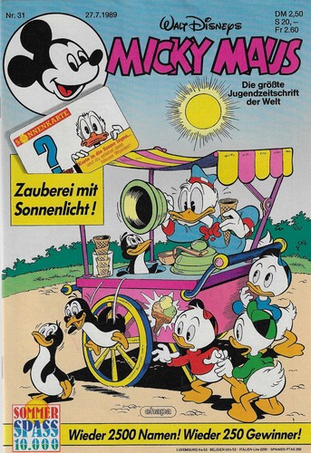 Micky maus 1989 - micky, nr.31