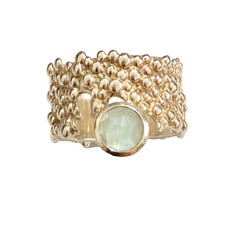 Extravaganter Silberring