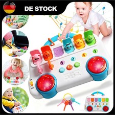 Baby Spielzeug Motorikspielzeug Pop Up Activity Center mit Licht Klang Geschenk
