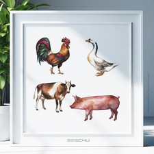 Bauernhof Tiere v3 Schablone