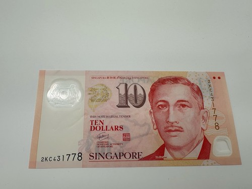 Geldschein dollars singapur - 10,