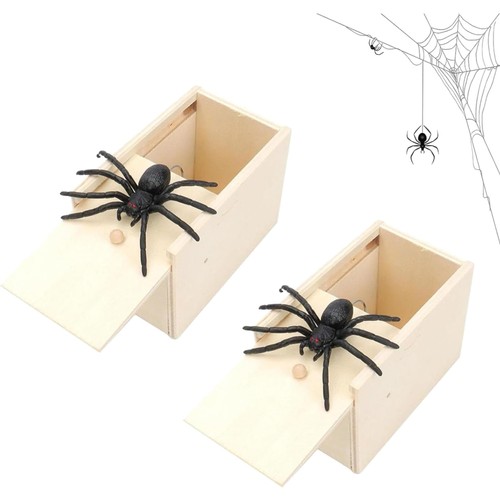 überraschungsbox spinne holz - spinne,
