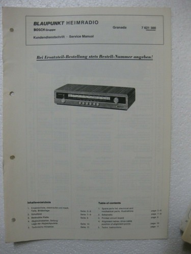 Blaupunkt kundendienstschrift - blaupunkt,