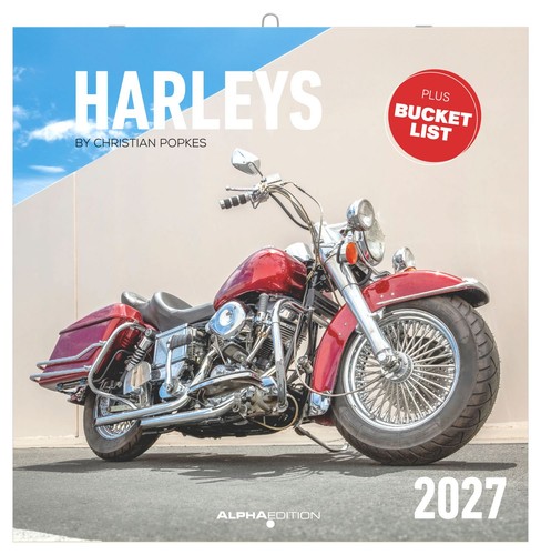 Harleys 2027 wandkalender - harleys,