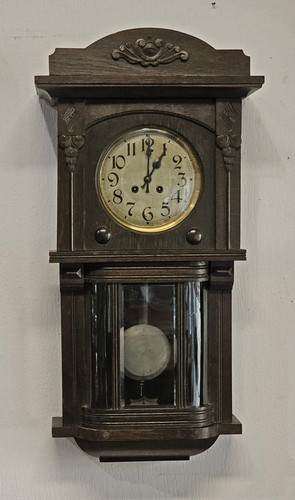 Wanduhr regulator jugendstil - wanduhr,