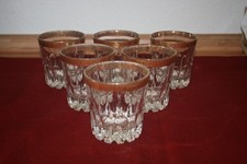 6 Vintage-Whiskygläser