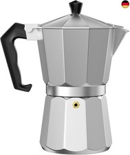 WinGluge Espressomaschine, Espressokocher für 6 Tassen, Moka-Kanne, 