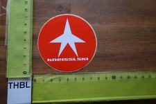 Alter Aufkleber Wintersport Skigebiet Skier Skibindung KNEISSL