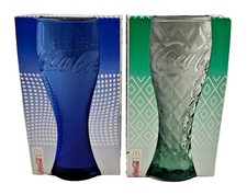 ✨ McDonald's Coca-Cola Gläser 2013 – Blau & Grün – Limited Edition, mit Box ✨!