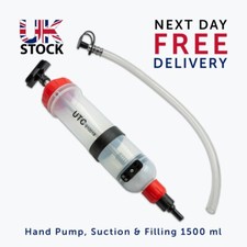 1500ml Saug Vakuum Öl Handspritze Pistole Umfüllpumpe Getriebe Extraktor Befüllen
