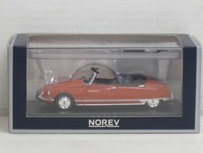 Citroen DS 19 Cabrio mit extra Verdeck in rostbraun falsche Box Norev 1:43
