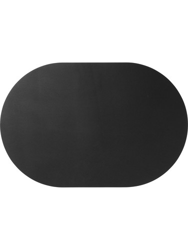 Tischset lederoptik schwarz - tischset,
